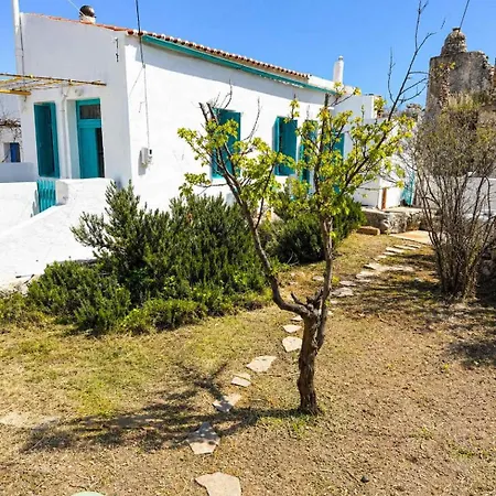 Kythira Stone House With Arch & Garden *